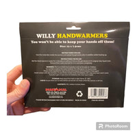 2pk Willy Pecker Hand Warmers  Adult Reusable Winter Secret Santa Stocking Gift