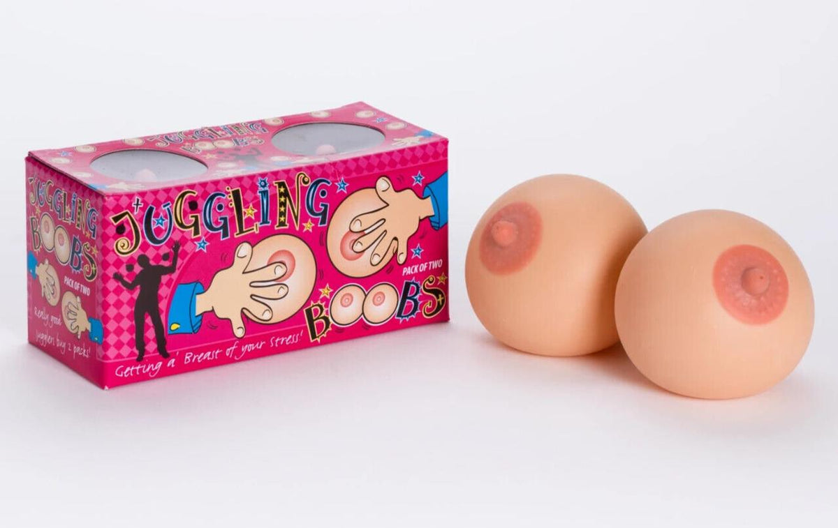 Juggling Boobs - Funny Stress Squeeze Boobies Adult Novelty Gift