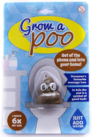 Haga crecer una caca: ¡solo agregue agua un 600% más grande! Emoji Poop Turd Crap Gag Broma Juguete Regalo