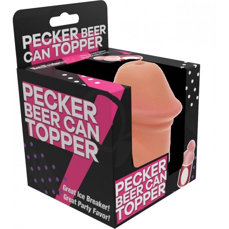 PECKER BEER CAN COVER ~ Despedida de soltera Broma Mordaza Novedad para adultos Gorra para beber