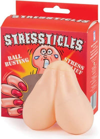 Stressticles Stress Relief Testicles Ballbag Scrotum Joke Gift Adult Novelty Toy