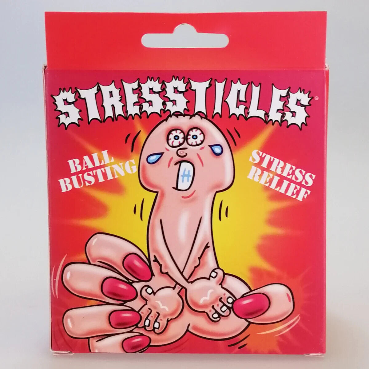 Stressticles Stress Relief Testicles Ballbag Scrotum Joke Gift Adult Novelty Toy