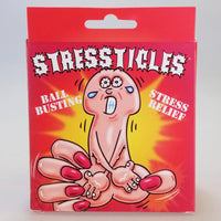 Stressticles Alivio del Estrés Testículos Ballbag Scrotum Broma Regalo Adulto Novedad Juguete