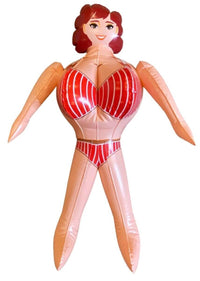 INFLATABLE "BREAST" FRIEND Giant Boobie Girlfriend Woman Blow Up Boob Doll Joke