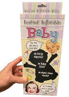 Muñeca hinchable instantánea para bebé, ¡sin pañales sucios! Regalo divertido de broma mordaza