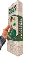GOLF DE TOILETTE - Coffret cadeau de jeu de putter de pot de salle de bain pour golfeur - Asseyez-vous et jouez !