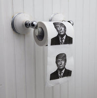 Rollo de papel higiénico del presidente Donald Trump - Broma divertida para fiesta de broma GaG en el baño