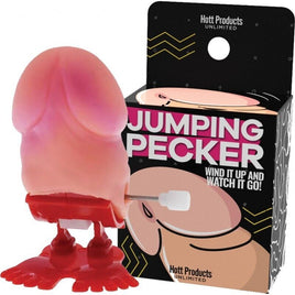 Jumping Pecker - Wind up Walking Willy - Divertido regalo de mordaza para adultos novedoso para despedida de soltera