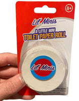 MINI TINY Rouleau de papier toilette - Nouveauté drôle GaG Bathroom Party Evil Joke