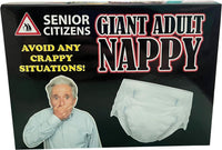 Giant Oversized Adult Diaper - Over the Hill - Senior Citizen Birthday Gag Gift
