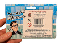 Snooze Glasses -  Gag Gift, Funny Eyewear - Hologram Costume Eyes Open & Close!