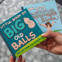 ENSEMBLE DE 2 - Petits livres de grosses vieilles boules et seins géants Blague drôle de bâillon pour adultes