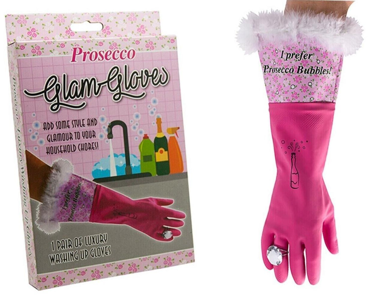 PROSECCO BUBBLES Gants de luxe Diamond Glam - Lavage ménager Nettoyage Cuisine