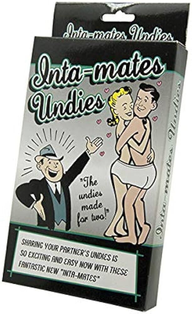 Insta-Mates Undies For Two - Sous-vêtements de partage pour adultes - GaG Joke Adult Gift