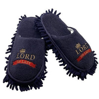 LORD OF LAZY DUSTER SLIPPPERS - A Clean Floor without the Chore!  SIZE LARGE