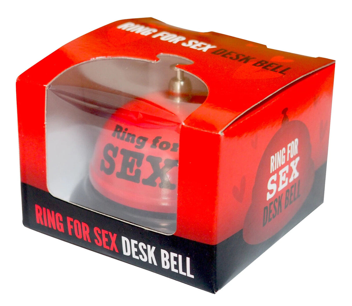 RING FOR SEX BELL - Red Hot Dormitorio Oficina Escritorio Gag Broma Bar Man Cave Cocina