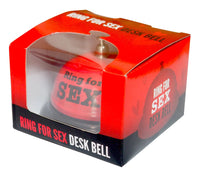 RING FOR SEX BELL - Red Hot Bedroom Office Desk Gag Joke Bar Man Cave Kitchen