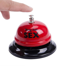 RING FOR SEX BELL - Red Hot Bedroom Office Desk Gag Joke Bar Man Cave Kitchen