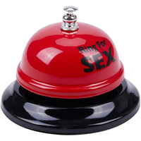 RING FOR SEX BELL - Red Hot Bedroom Office Desk Gag Joke Bar Man Cave Kitchen