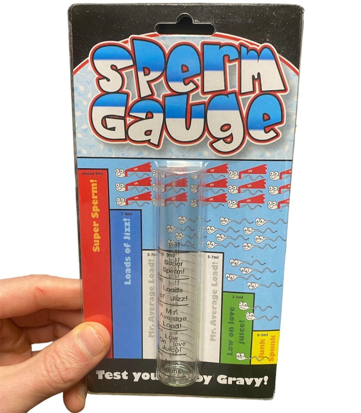 THE SPERM GAUGE - Test Your Baby Gravy! How is your Semen? Funny Gag Joke Gift