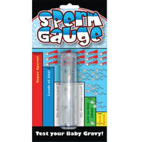 THE SPERM GAUGE - Test Your Baby Gravy! How is your Semen? Funny Gag Joke Gift