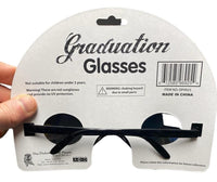 Gafas de sol de graduación - Tonos de primera clase - Gafas escolares con gorra negra y borlas