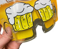 Beer Mug Bottle Opener Glasses - Party Shades Mardi Luau Drinking Sunglasses