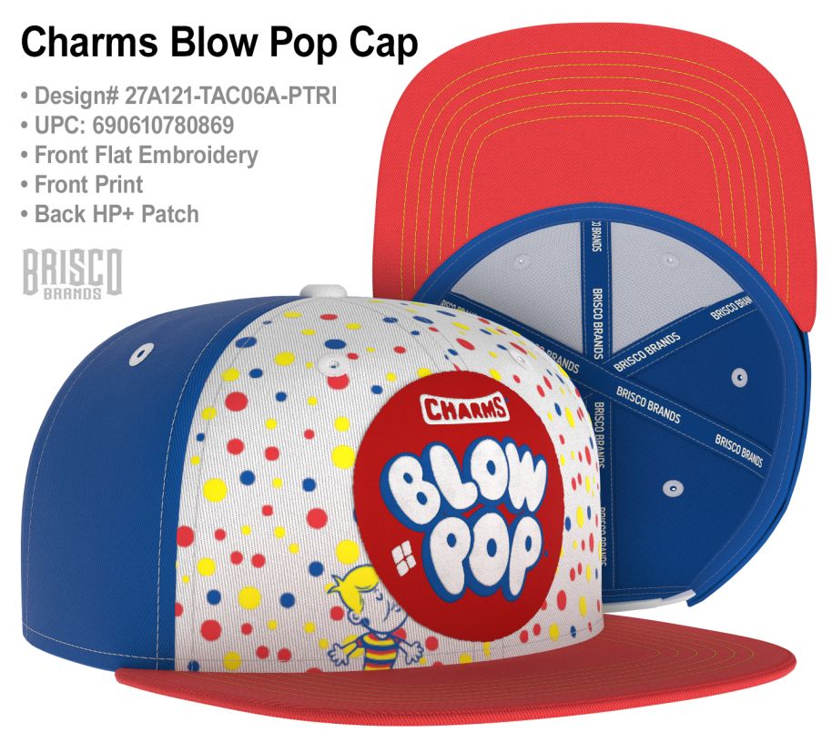 Charms Blow Pop Snapback Hat Gorra de camionero BlowPop Confetti Lollipop Bubble Gum