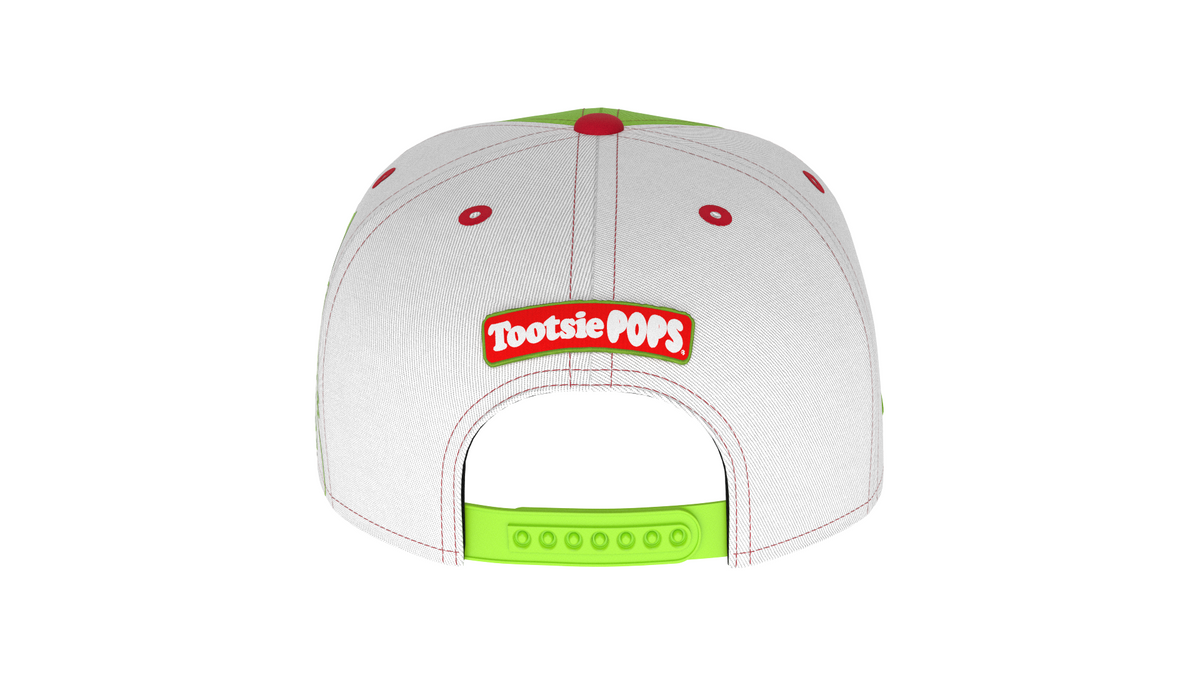 Tootsie Roll Pop Snapback Hat - Gorra de skater bordada con diseño de caramelo de camionero retro