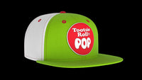 Tootsie Roll Pop Snapback Hat - Gorra de skater bordada con diseño de caramelo de camionero retro