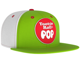 Tootsie Roll Pop Snapback Hat - Casquette de patineur brodée rétro Trucker Candy