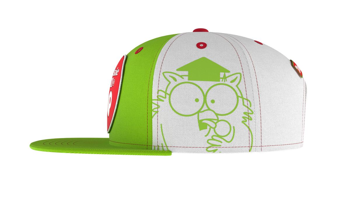 Tootsie Roll Pop Snapback Hat - Gorra de skater bordada con diseño de caramelo de camionero retro