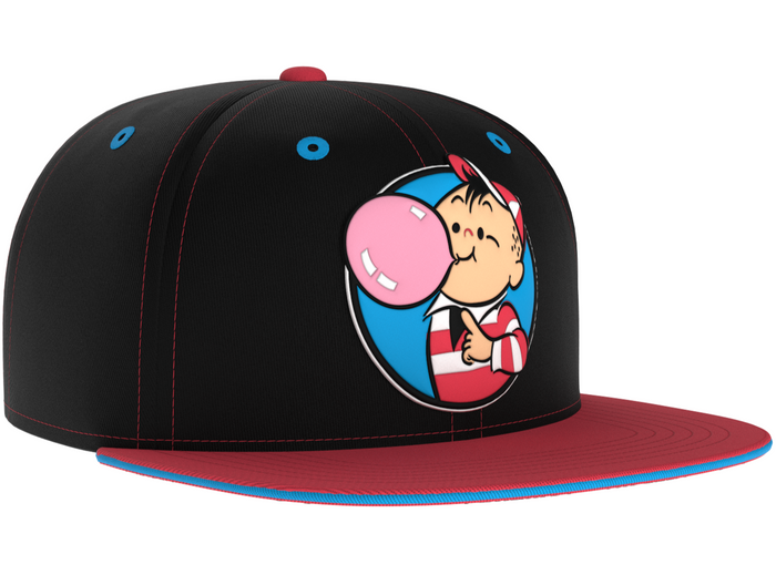 DUBBLE BUBBLE Bubblegum Candy Snapback Hat Trucker Skater Embroidered Ball Cap