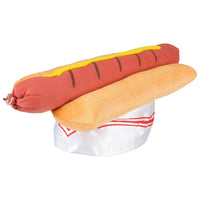 HOT DOG HAT - The Hotdog Weiner Cap Food-Prop-Halloween Funny Party Costume