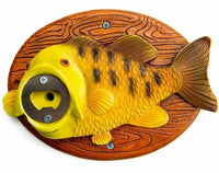 Big Mouth Mounted Trophy Fish Beer Bottle Opener - Funny Fishing GaG Party Joke