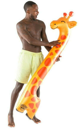 Jouet gonflable de radeau de flotteur de piscine de nouilles géantes de 5 pieds de girafe - BigMouth Inc