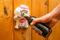 Unicorn Butt Beer Bottle Opener - Funny Cute Wall Mounted - BigMouth Inc.