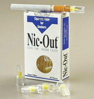 10 Packs Nic Out Disposable Cigarette Plastic Filter Covers (300 filters)