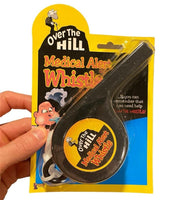 Over the Hill Medical Alert Giant Whistle - Funny Birthday Joke Gag Gift