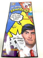 The Cartoon Thought Bubble Dry-Erase Board Headband Sign - Costume Party Prop