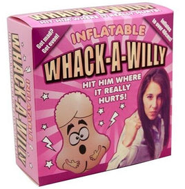 Whack-A-Willy Inflatable - Hit Him Where it HURTS! ~ Gag Joke Adult Punch Bag