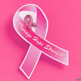120 pines de purpurina de metal rosa para concientización sobre el cáncer de mama