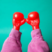 Tiny Boxing Glove Fist Hands - GaG Joke Prank Puppet Magic Trick - BigMouth Inc