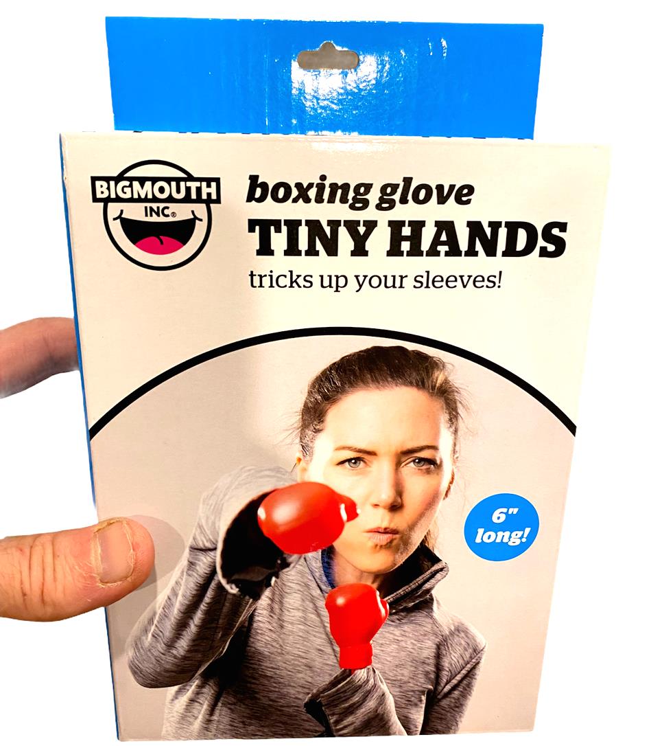 Tiny Boxing Glove Fist Hands - GaG Joke Prank Puppet Magic Trick - BigMouth Inc