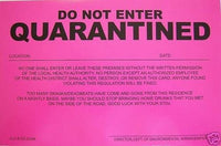 5pk Prank Neon Signs - TAX EVASION-QUARANTINED-ARREST-FORECLOSURE-INFESTATION