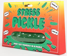 Pickle Squeeze Stress Squish Fidget Toy - Don't Stress Yourself in a Pickle