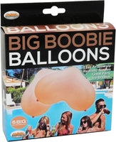 6 ballons Big Boobie – Cadeau amusant pour adulte – Décoration de fête fantaisie – Beige