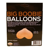 6 ballons Big Boobie – Cadeau amusant pour adulte – Décoration de fête fantaisie – Beige