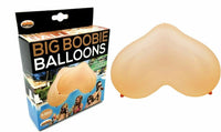 6 Big Boobie Balloons - Fun Gag Gift Adult Novelty Party Decoration - Beige