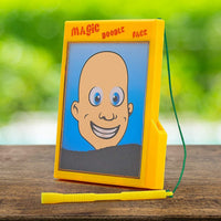 Magic Doodle Face - Child Magnetic Draw Board Puzzle Game - Classic Novelty Toy